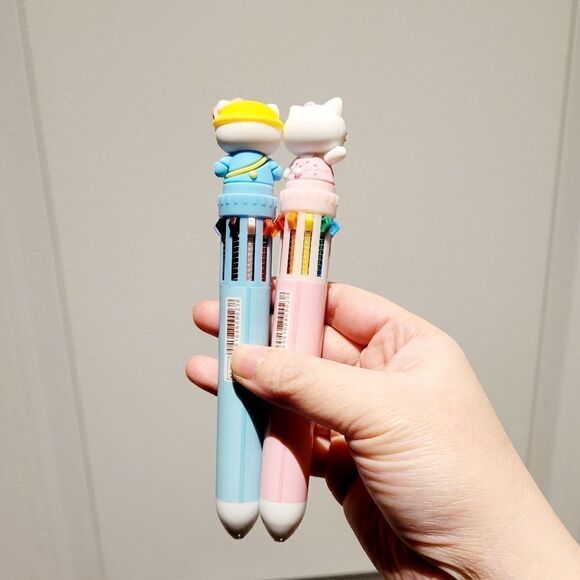 Brand New Set Of 4 Hello Kitty Multi Color Pens - Picture 6 of 7